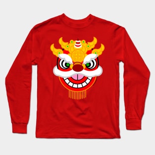 Happy Chinese New Year! The Lion Head Long Sleeve T-Shirt